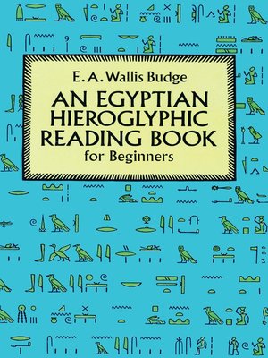 cover image of Egyptian Hieroglyphic Reading Book for Beginners